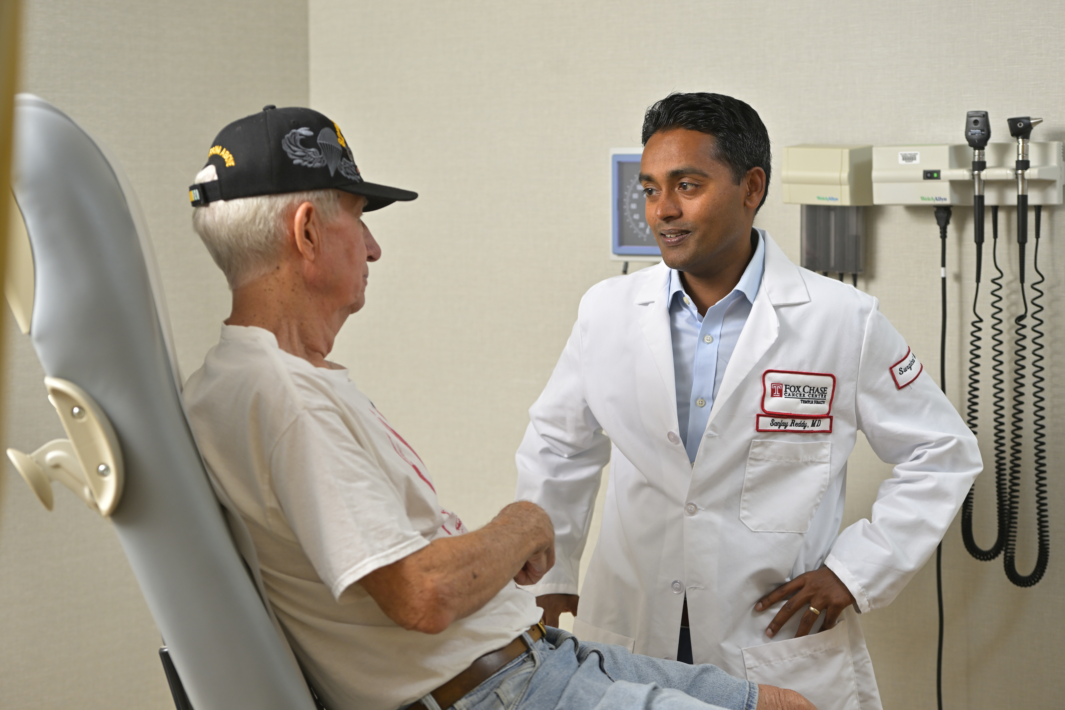 Dr. Reddy and patient