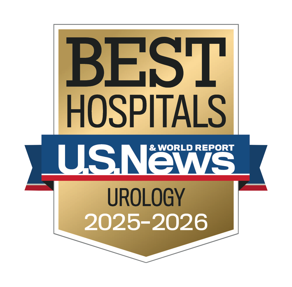 Badge for Best Hospitals for Urology 2025-2026