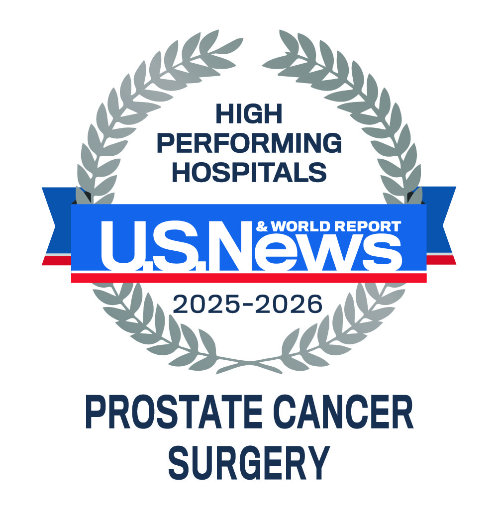 High Performing Hospitals in Prostate Cancer Surgery 2025-2026.