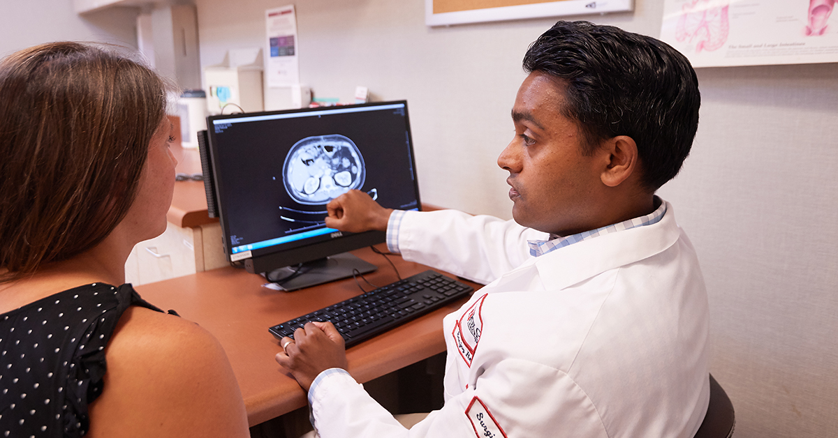 Sanjay Reddy, MD, FACS, works with a team of multidisciplinary specialists to treat neuroendocrine tumors.