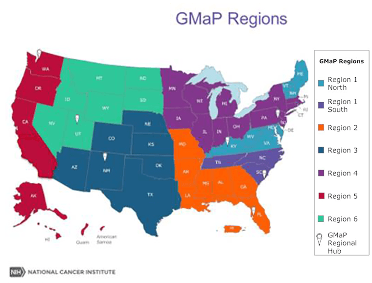 GMAP Regions