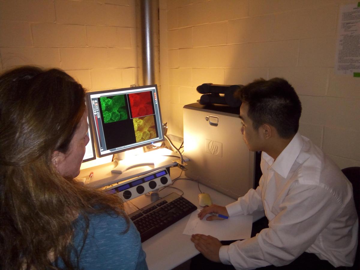 Left: Alana O’Reilly, scientific director; Right: Hieu (Jeromy) Nguyen