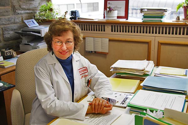 Ann Skalka, who came to Fox Chase in 1987 with nearly 20 years of experience as a cancer researcher, focuses on the link between retroviruses and cancer.