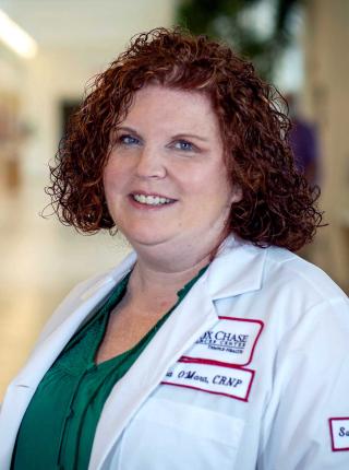 Tina O’Mara DNP, CRNP, CWOCN, AGNP-BC an advanced practice clinician in the department of surgical oncology 