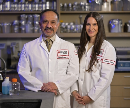 Photo of Dr. Hossein Borghaei and Dr. Julia Judd